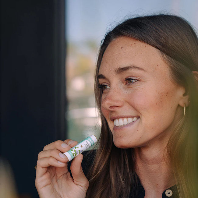 Badger Organic Classic Lip Balm, Highland Mint image number null