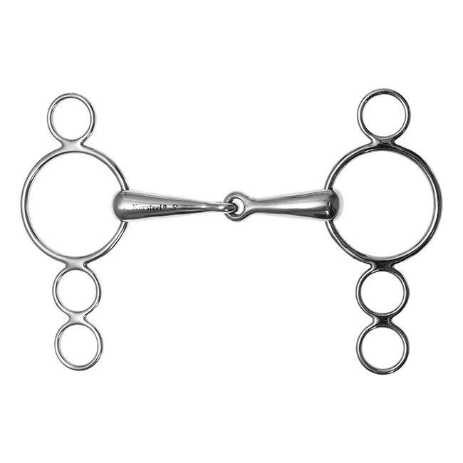 Korsteel JP Eggbutt with French Link Snaffle Bit image number null