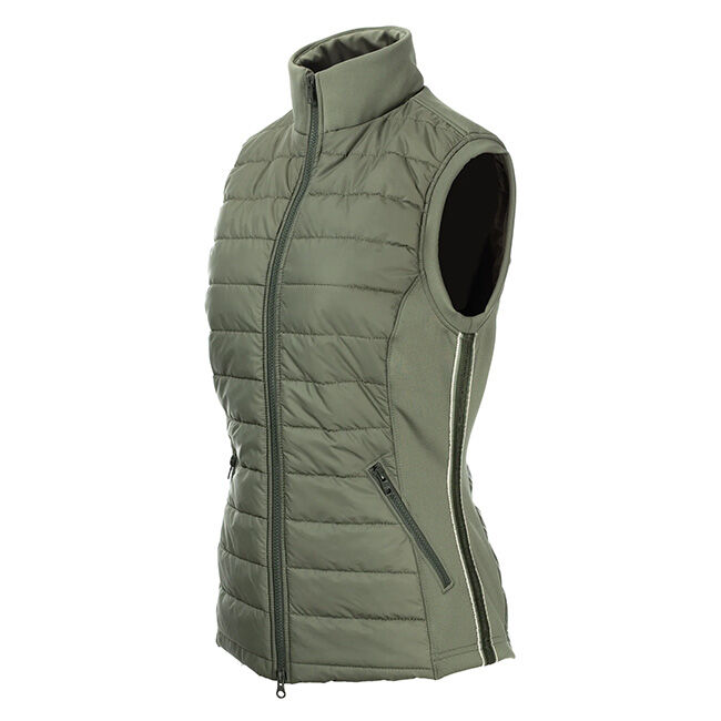 Equinavia Women's Heidi Insulated Riding Vest - Thyme/Lily Pad image number null