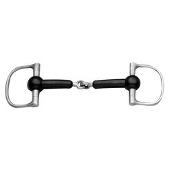 Korsteel Rubber Mouth Dee Snaffle Bit