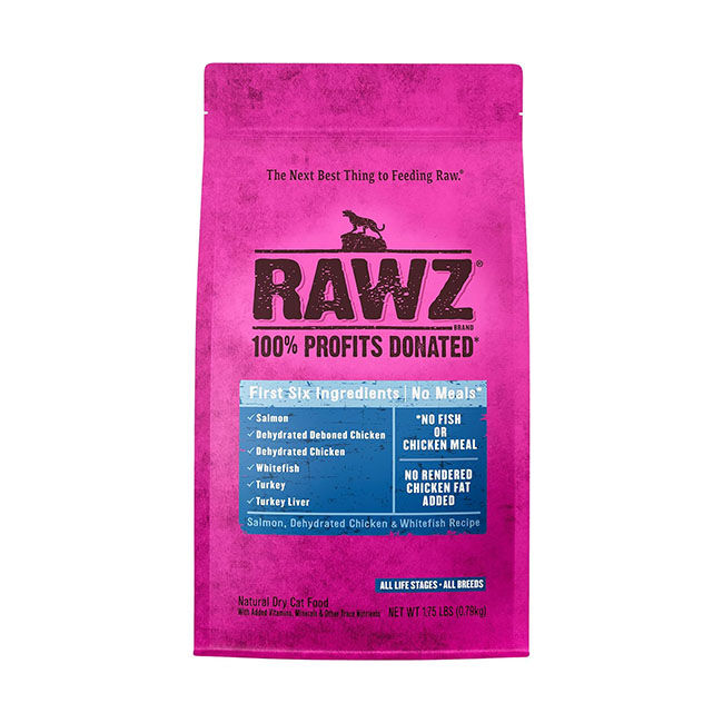RAWZ Meal-Free Cat Food - Salmon, Dehydrated Chicken & Whitefish Recipe image number null