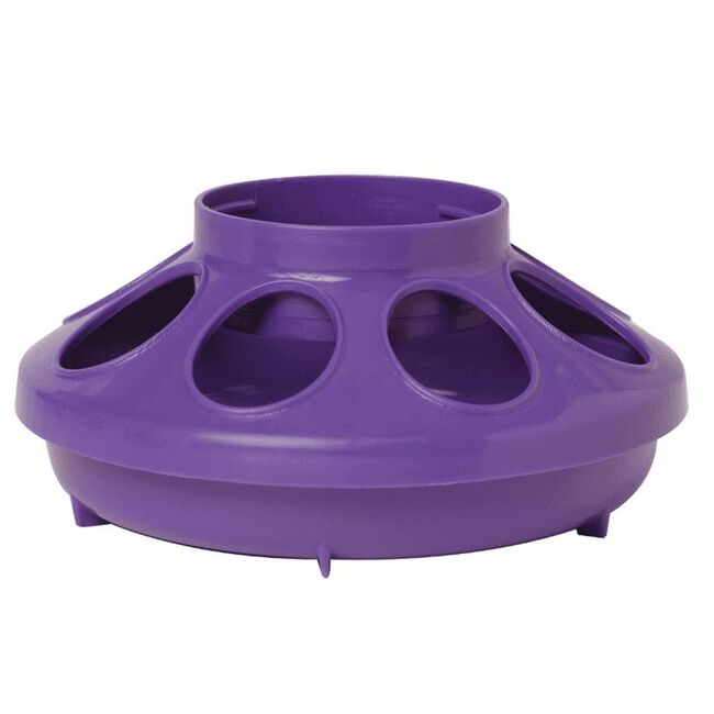 Little Giant Screw-On Feeder Base for 1-Quart Poultry Feeder/Waterer Jar image number null