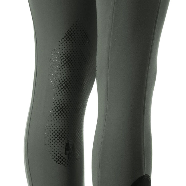 Equinavia Women's Astrid Silicone Knee Patch Breeches - Carbon Gray/Black image number null