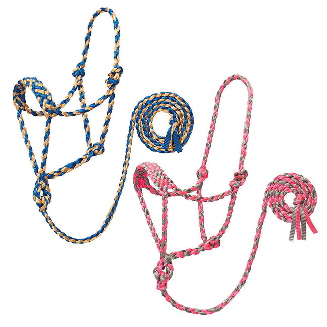 Weaver Equine Braided Rope Halter with 10' Lead image number null