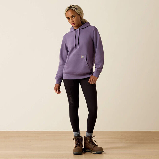 Ariat Women's Rebar Lightweight Graphic Hoodie - Mulled Grape image number null
