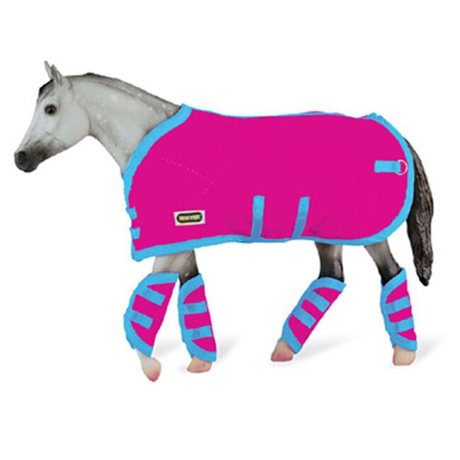 Breyer Hot Colored Blanket And Shipping Boots image number null