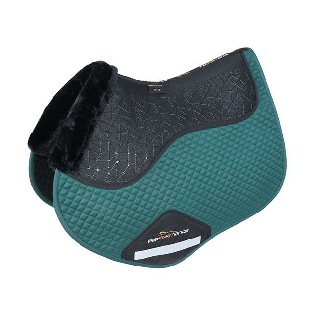 Shires Performance Fusion Jump Saddle Pad Green image number null