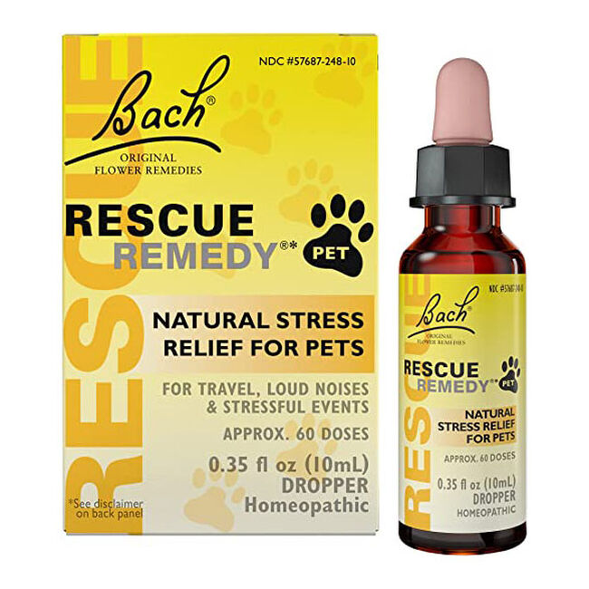 Bach Flower Remedies Rescue Remedy Stress Relief For Pets image number null