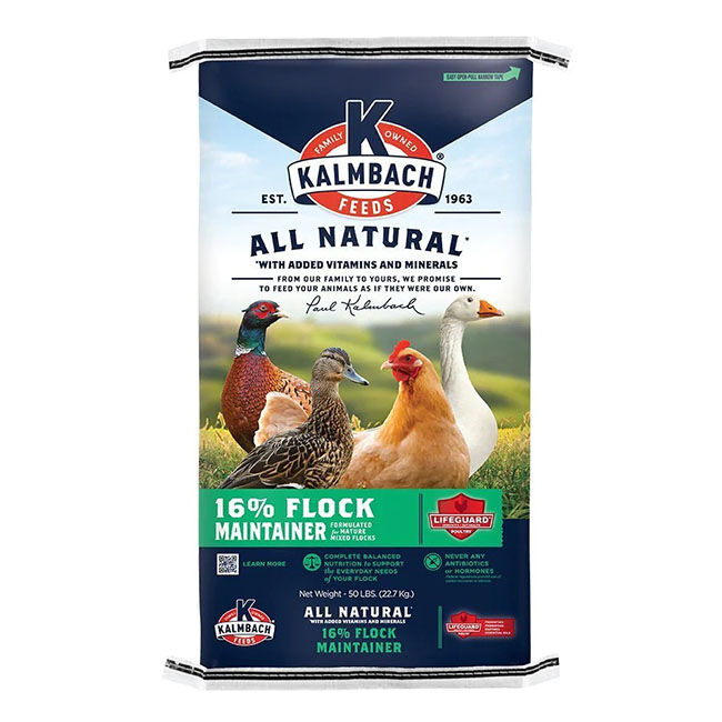 Kalmbach Feeds 16% Flock Maintainer - Mini Pellet - 50 lb image number null
