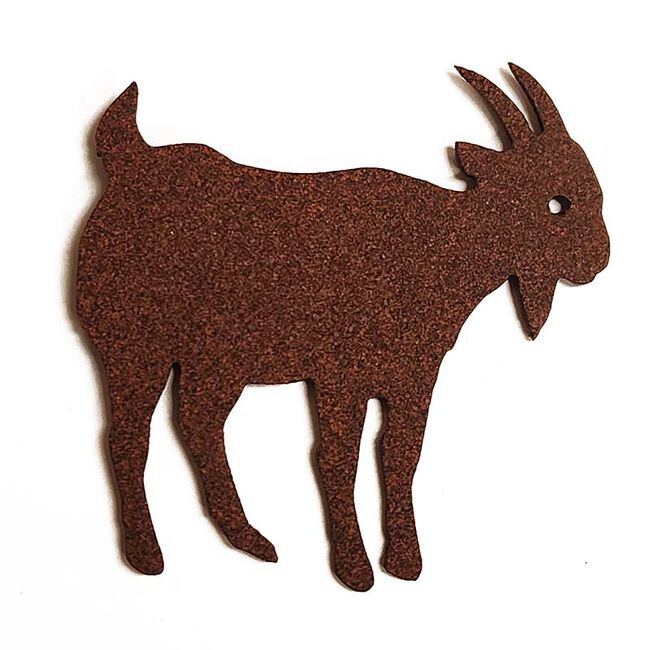 Metal Mazing Magnet - Handmade in NH - Goat image number null