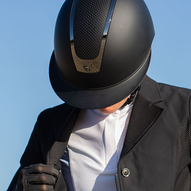 Equinavia Crown Riding Helmet with MIPS - Black/Gunmetal image number null