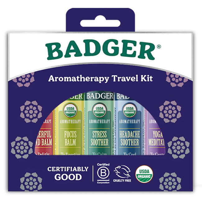 Badger Aromatherapy Travel Kit image number null