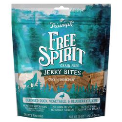 Triumph Free Spirit Grain-Free Dog Treats - Duck, Vegetable & Blueberry Recipe - 20 oz