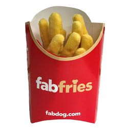 FabDog Fab Fries Super-Squeaker Toy - Closeout
