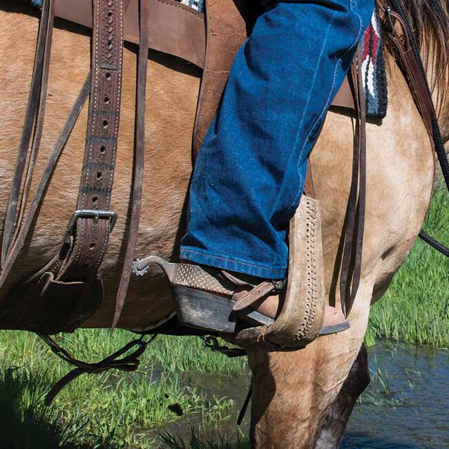 Weaver Equine Men's Ken McNabb Spurs with Rasp Design image number null