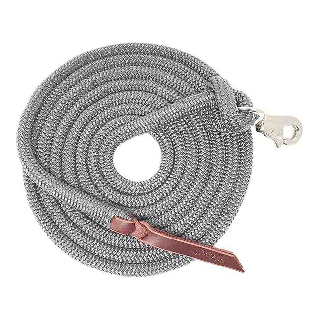 Knotty Girlz 9/16" Diameter Premium Polyester Yacht Braid Lead Rope with Trigger Bull Snap End image number null