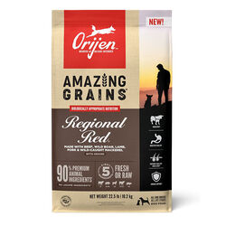 ORIJEN Amazing Grains Dog Food - Regional Red Recipe