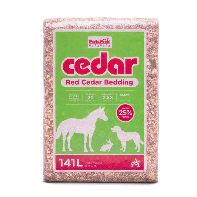 PetsPick Red Cedar Bedding - 2 Cubic Feet image number null