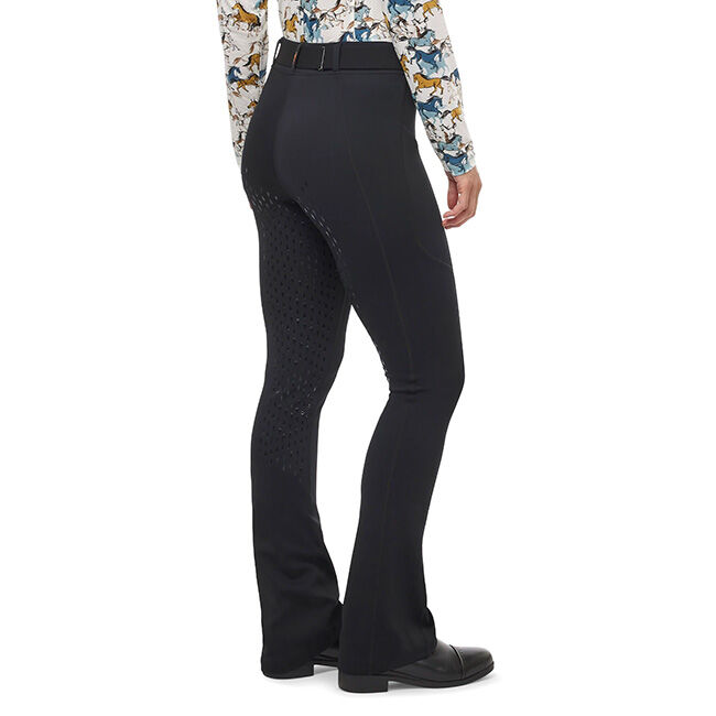 Kerrits Women's Coolcore Silicone Full Leg Bootcut Riding Tight - Black image number null