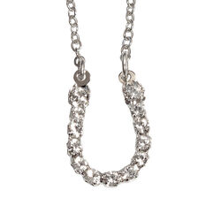 Finishing Touch of Kentucky Necklace - Rhinestone Horseshoe - Crystal