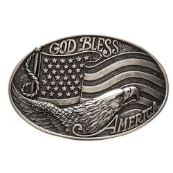 Nocona God Bless America Buckle