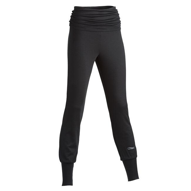 Engel Sports Women's Wool/Silk Blend Yoga Pants - Black image number null