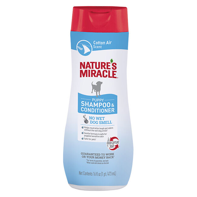 Nature's Miracle Supreme Odor-Control Puppy Shampoo & Conditioner - Spring Water 16 oz image number null
