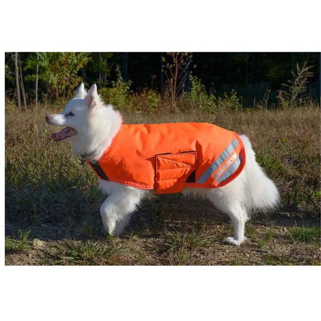 Shires EQUI-FLECTOR Waterproof Dog Coat - Equi-Flector Orange image number null