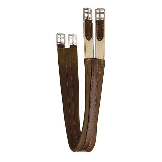 Tory Leather Single-End Elastic Contour Girth image number null