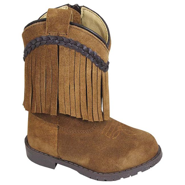 Smoky Mountain Boots Toddlers' Hopalong Western Boots - Brown Leather Fringe image number null