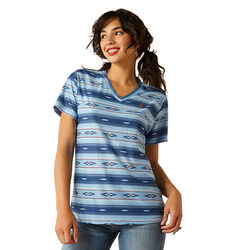 Ariat Women's Printed Laguna Top - Blue Paradise Serape