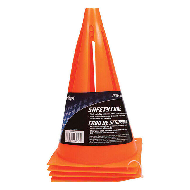 MacGregor Flexible Field Safety Cones - 4-Pack image number null
