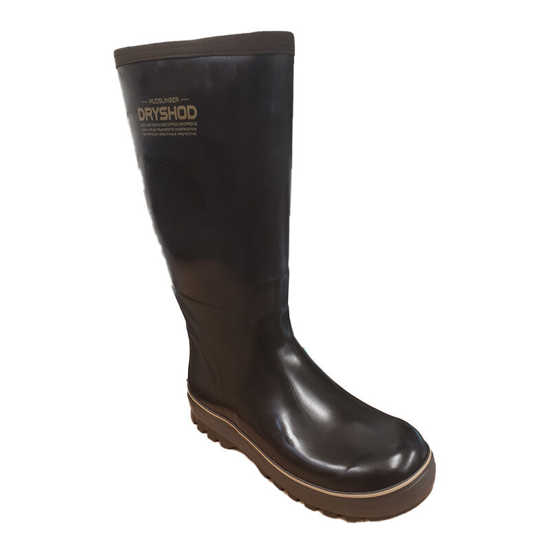Dryshod Men s Mudslinger High Premium Rubber Farm Boots Brown