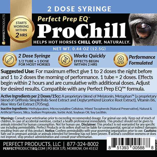 Perfect Products Perfect Prep EQ Pro Chill Concentrated Calming Paste - 15 cc Syringe image number null