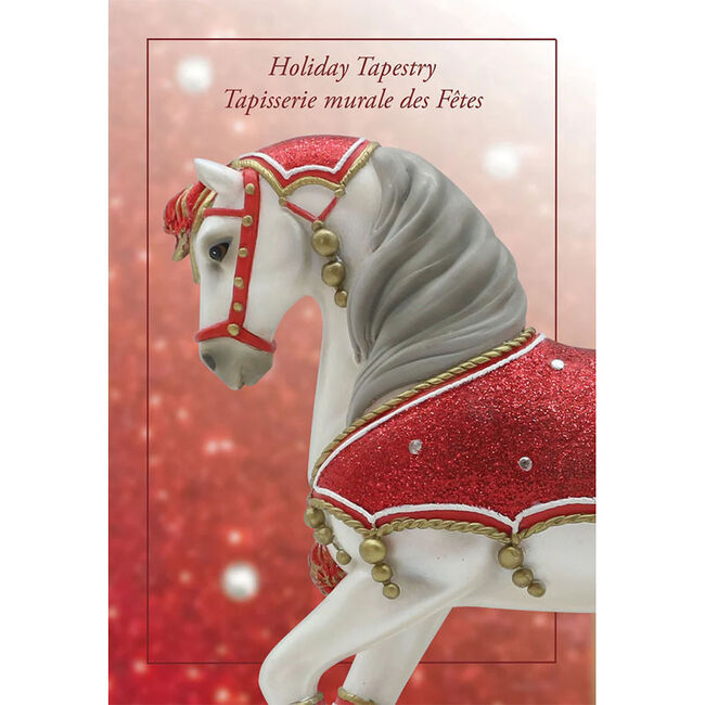 Trail of Painted Ponies Figurine - Winter 2021 - Holiday Tapestry image number null