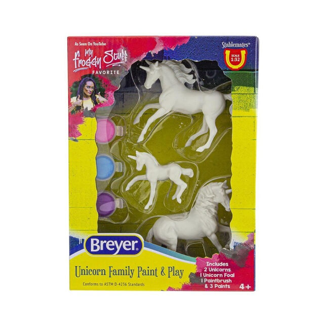 Breyer Stablemates Unicorn Family Paint & Play  image number null