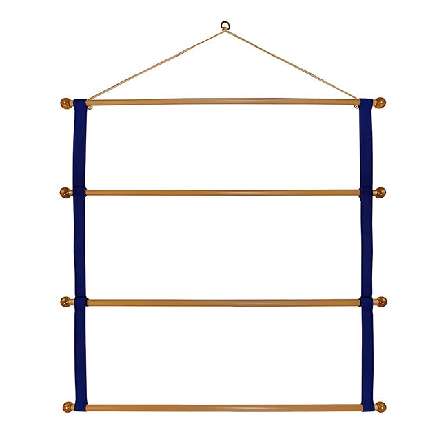 Jacks Wooden 4-Row Hanging Blanket Rack image number null