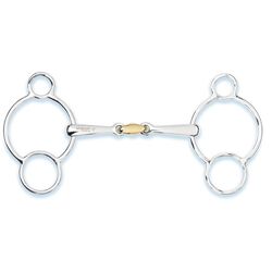 Steeltec EZ Control 3-Ring Gag Bit 5"