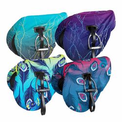 Shires Printed Waterproof Ride-On Saddle Cover