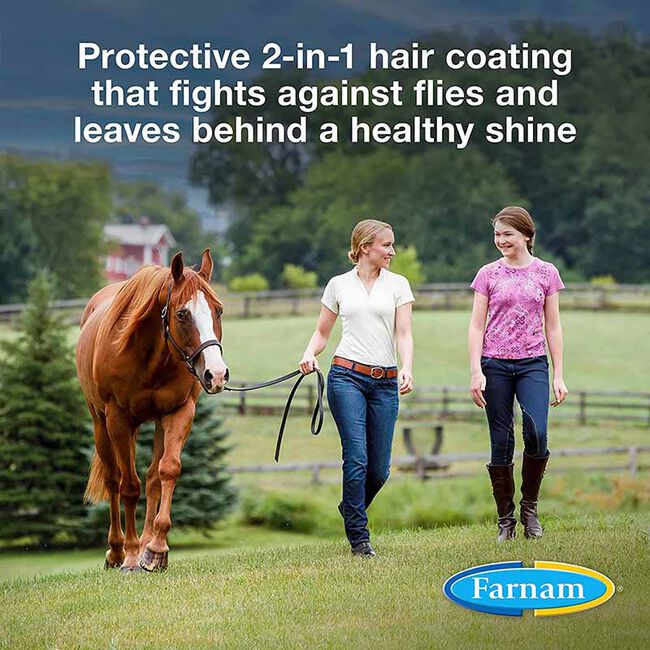 Farnam Bronco Gold Equine Fly Spray - All-in-One Fly Spray & Coat Conditioner image number null