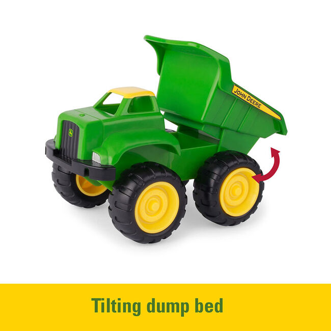 TOMY John Deere 6" Sandbox Toy Set with Toy Truck & Toy Tractor image number null