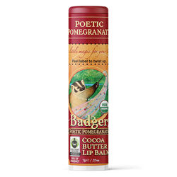 Badger Cocoa Butter Lip Balm - Poetic Pomegranate