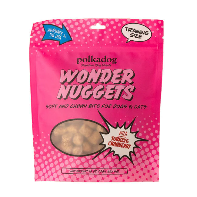Polkadog Wonder Nuggets Dog Treats - Turkey & Cranberry image number null