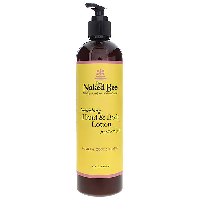 The Naked Bee Moisturizing Hand & Body Lotion - Vanilla, Rose & Honey - Closeout image number null