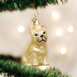Old World Christmas Ornament - French Bulldog