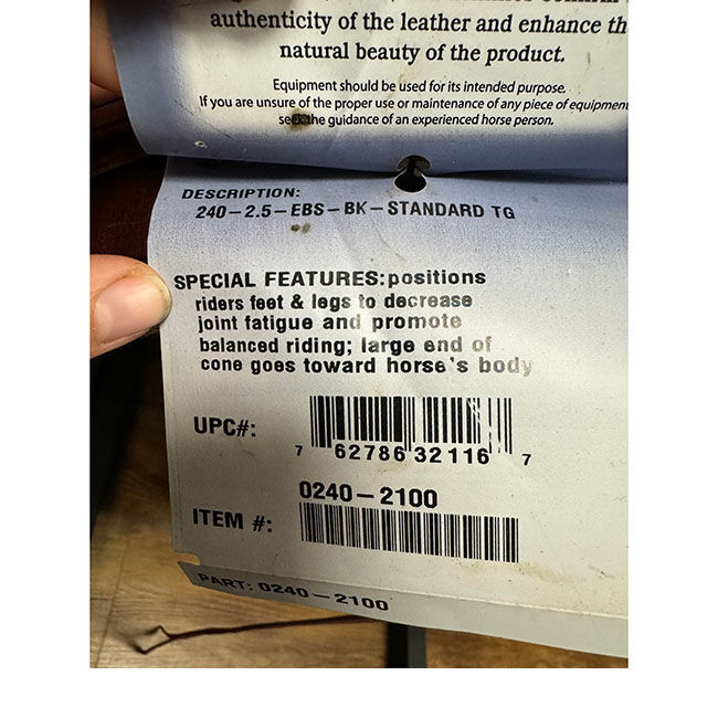 Used Tucker High Plains Trail Saddle - 16.5" image number null