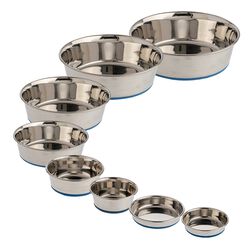 OurPets Durapet Premium Rubber-Bonded Stainless Steel Bowl