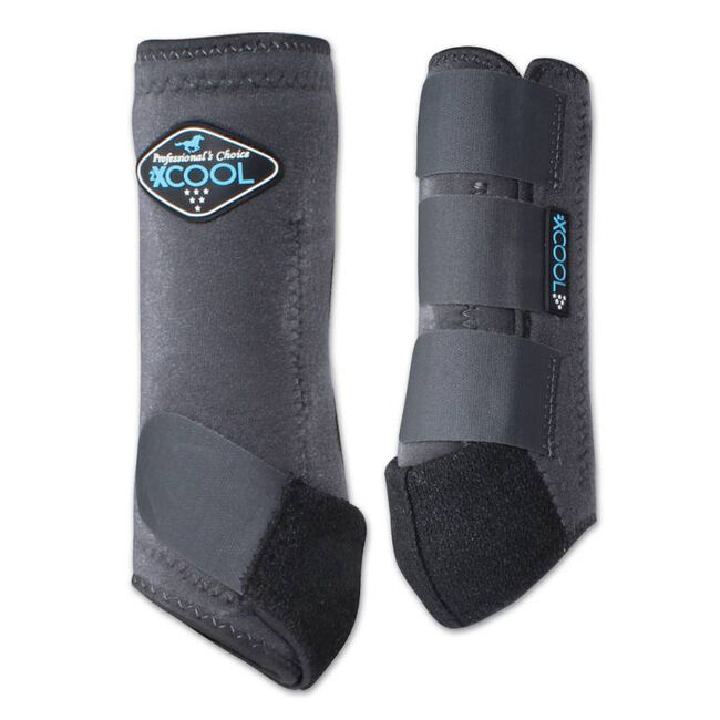Professional's Choice 2XCool Sports Medicine Boots - Front Pair - Charcoal image number null