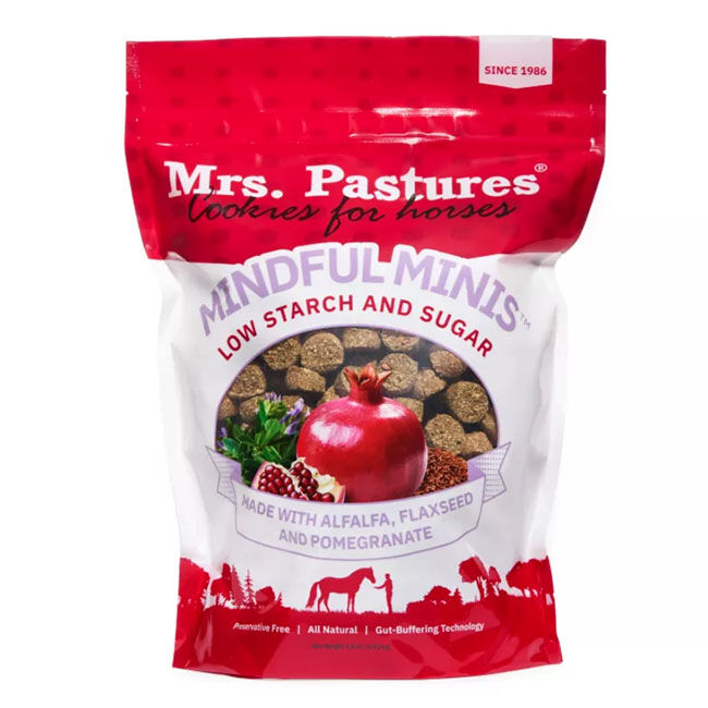 Mrs. Pastures Mindful Minis - Low Starch & Low Sugar Horse Treats - 4 lb image number null
