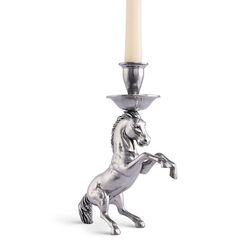 Arthur Court Candlestick - Rearing Horse